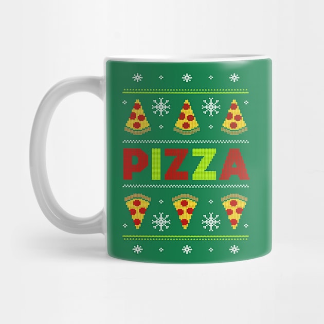 Pizza Christmas - Funny Christmas by igzine